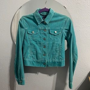 Gap corduroy turquoise jacket